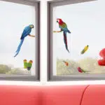 Parrots αυτοκόλλητα βινυλίου για τζάμι S
