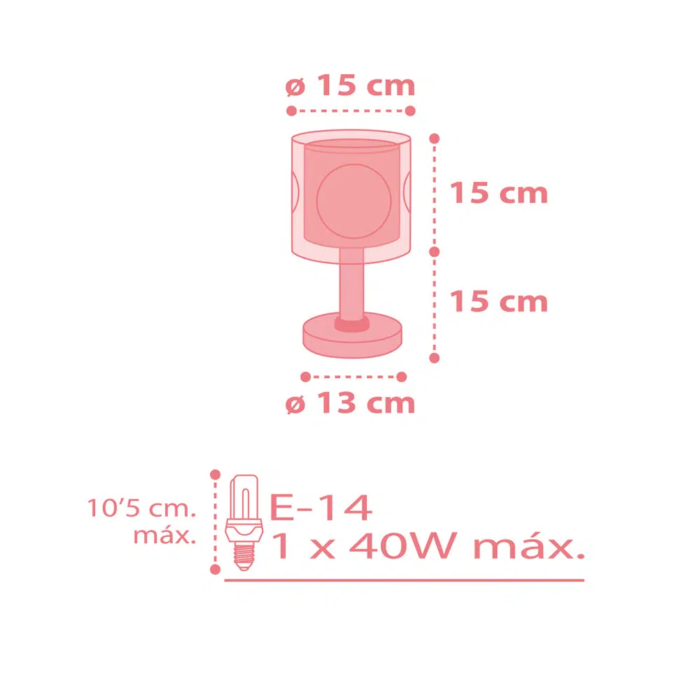 Sweet Dance παιδικό φωτιστικό κομοδίνου