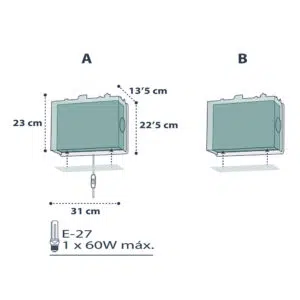 The Pirates παιδικό φωτιστικό απλίκα τοίχου