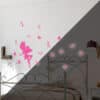 Fairy Glow Pink παιδικά διακοσμητικά τοίχου με φωσφορίζοντα μέρη στο σκοτάδι