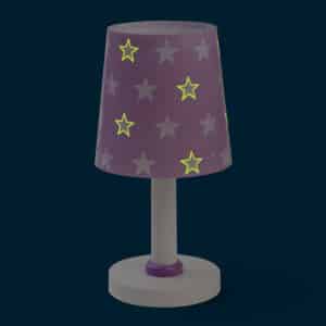 Stars Lilac κομοδίνου παιδικό φωτιστικό (81211 L)
