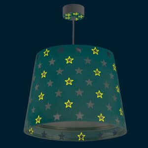 Stars Green κρεμαστό παιδικό φωτιστικό οροφής (81212 H)
