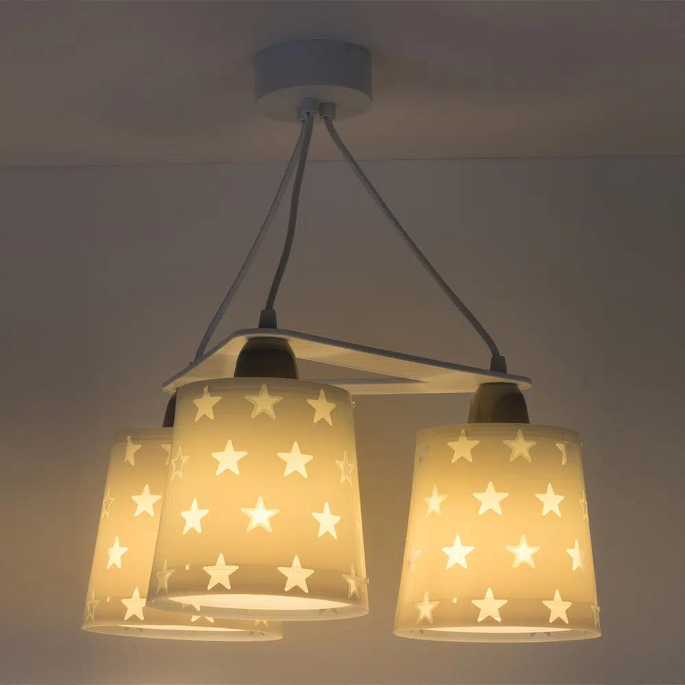 Stars Gray φωτιστικό τρίφωτο κρεμαστό