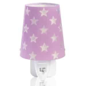Stars Lilac παιδικό φωτιστικό νύκτας πρίζας LED (81215[L])