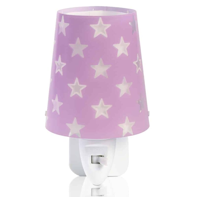 Stars Lilac φωτιστικό νυκτός πρίζας