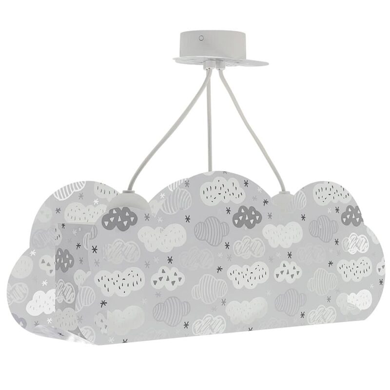 CLOUDS GRAY τρίφωτο κρεμαστό οροφής