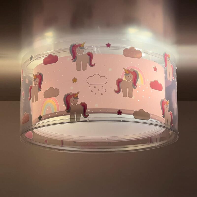 UNICORNS πλαφονιέρα παιδικό φωτιστικό