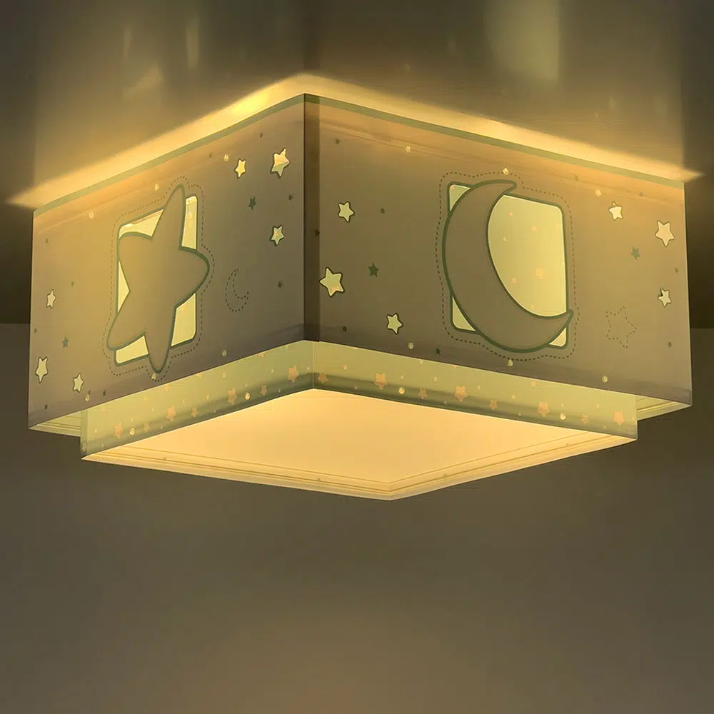 MOONLIGHT GREEN πλαφονιέρα διπλού τοιχώματος