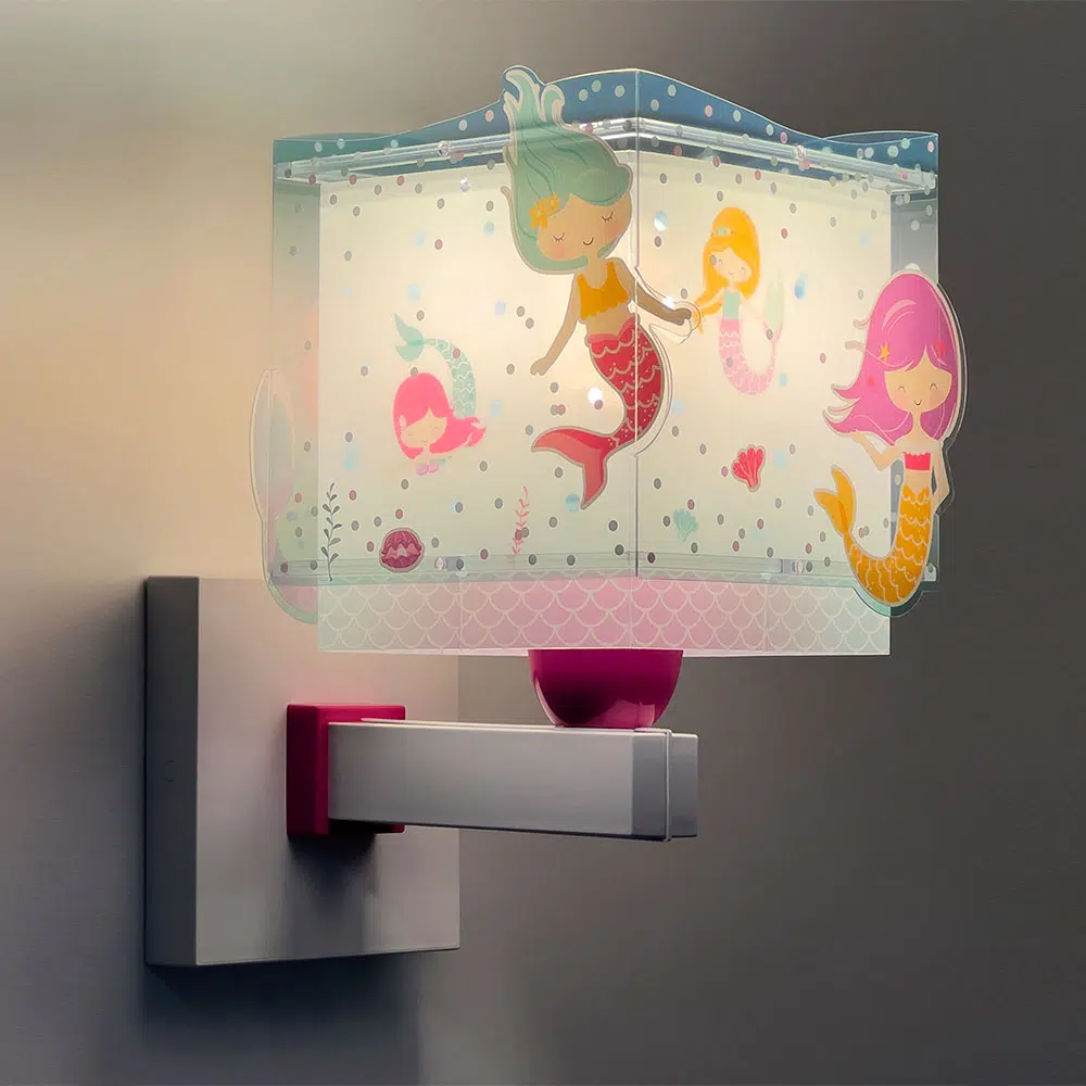 MERMAIDS παιδικό φωτιστικό απλίκα τοίχου