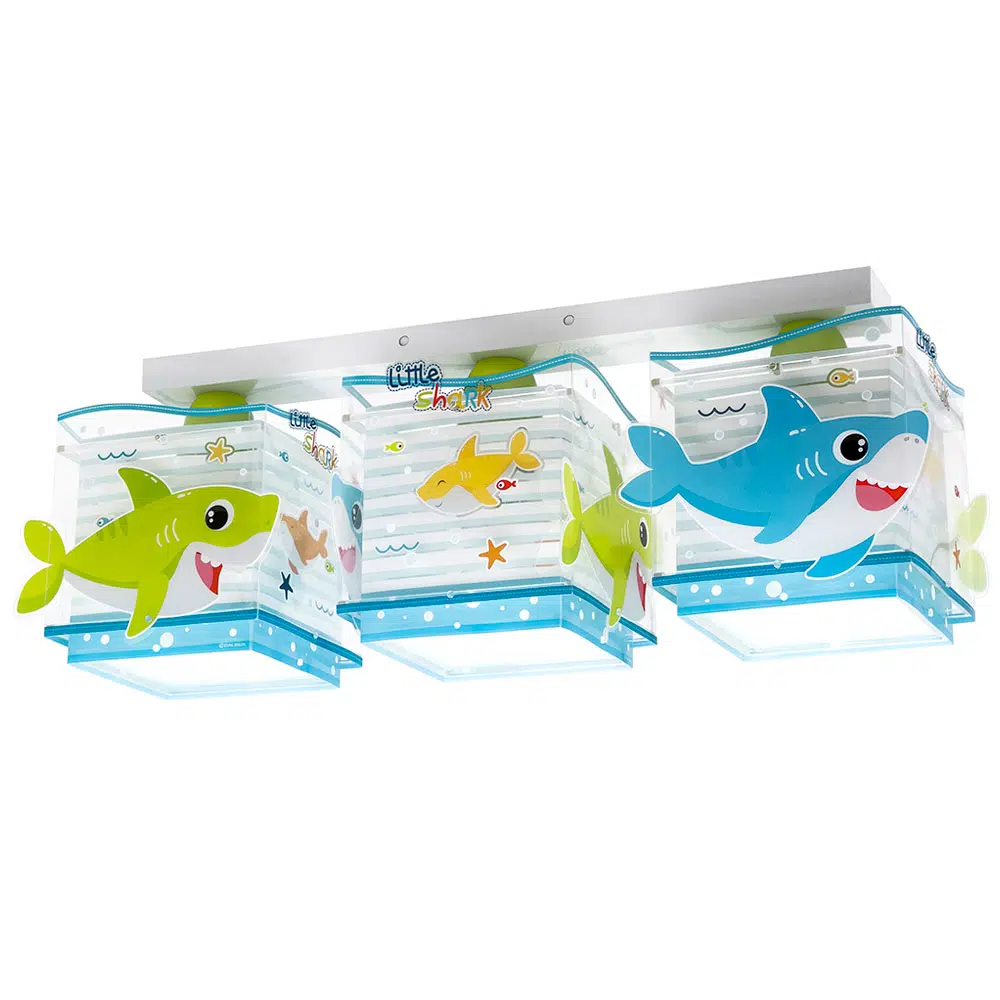 LITTLE SHARK τρίφωτο οροφής σε ράγα