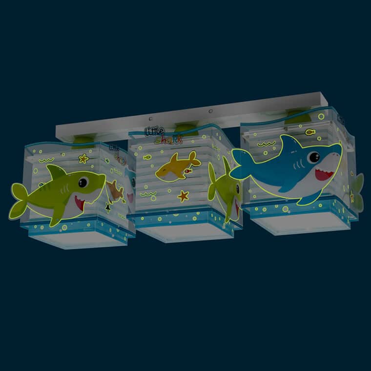 LITTLE SHARK τρίφωτο οροφής σε ράγα