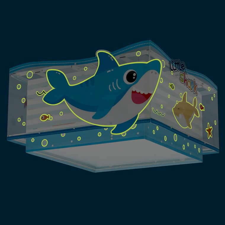 LITTLE SHARK πλαφονιέρα διπλού τοιχώματος