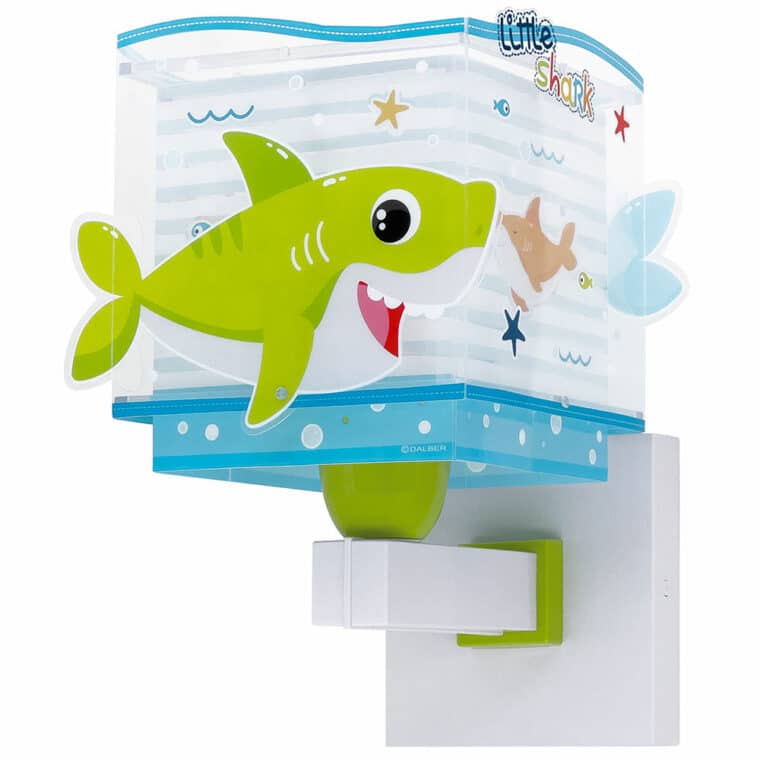 LITTLE SHARK απλίκα τοίχου, διπλό τοίχωμα