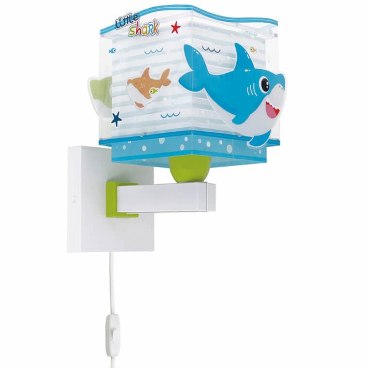 LITTLE SHARK απλίκα τοίχου, διπλό τοίχωμα