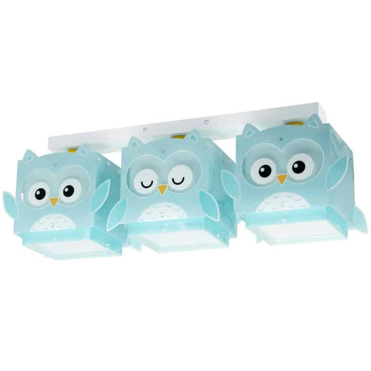 LITTLE OWL τρίφωτο κρεμαστό οροφής