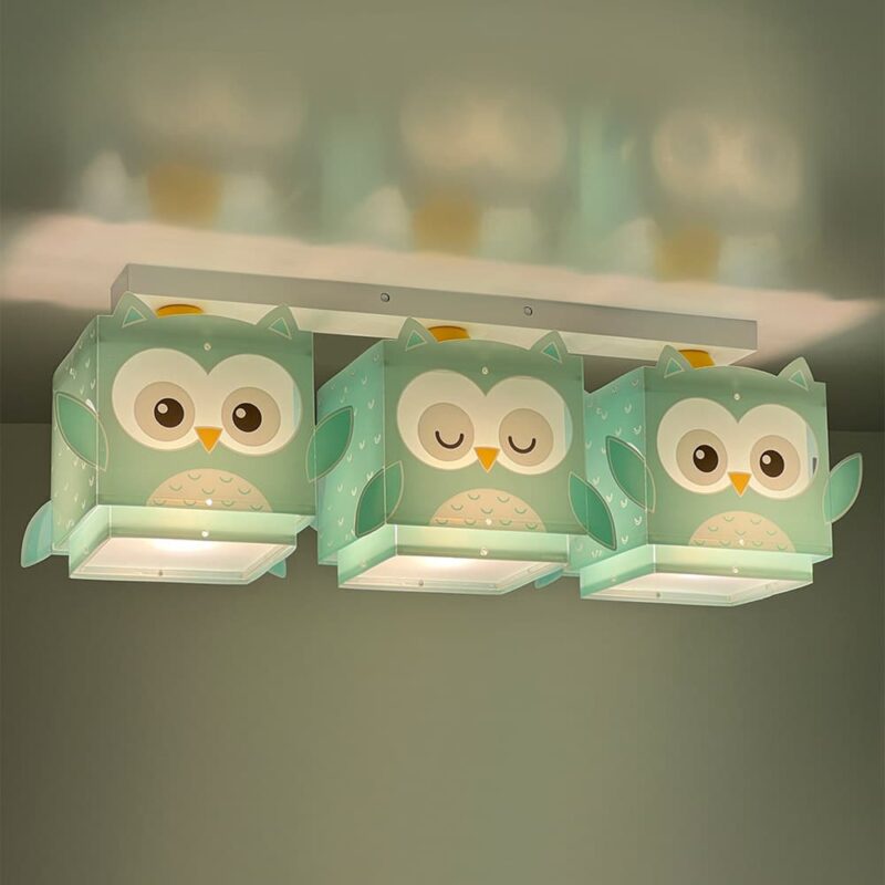 LITTLE OWL τρίφωτο κρεμαστό οροφής