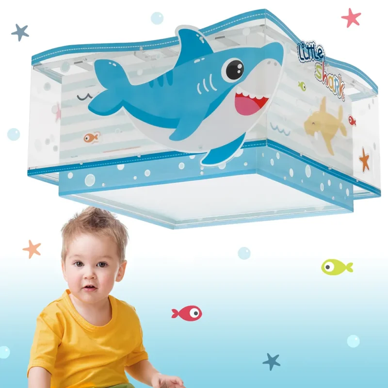 Little Shark πλαφονιέρα παιδικό φωτιστικό