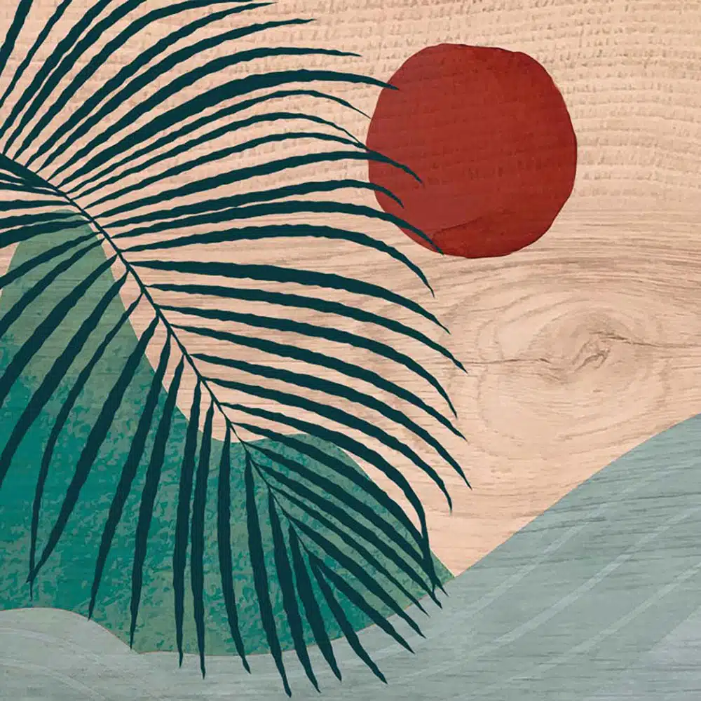 DAY TROPICAL - Πίνακας διακόσμησης από ξύλο