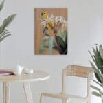 YELLOW PARROTS - Πίνακας διακόσμησης από ξύλο