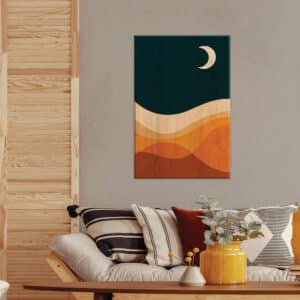 Desert Night πίνακας διακόσμησης ξύλου L (21664)