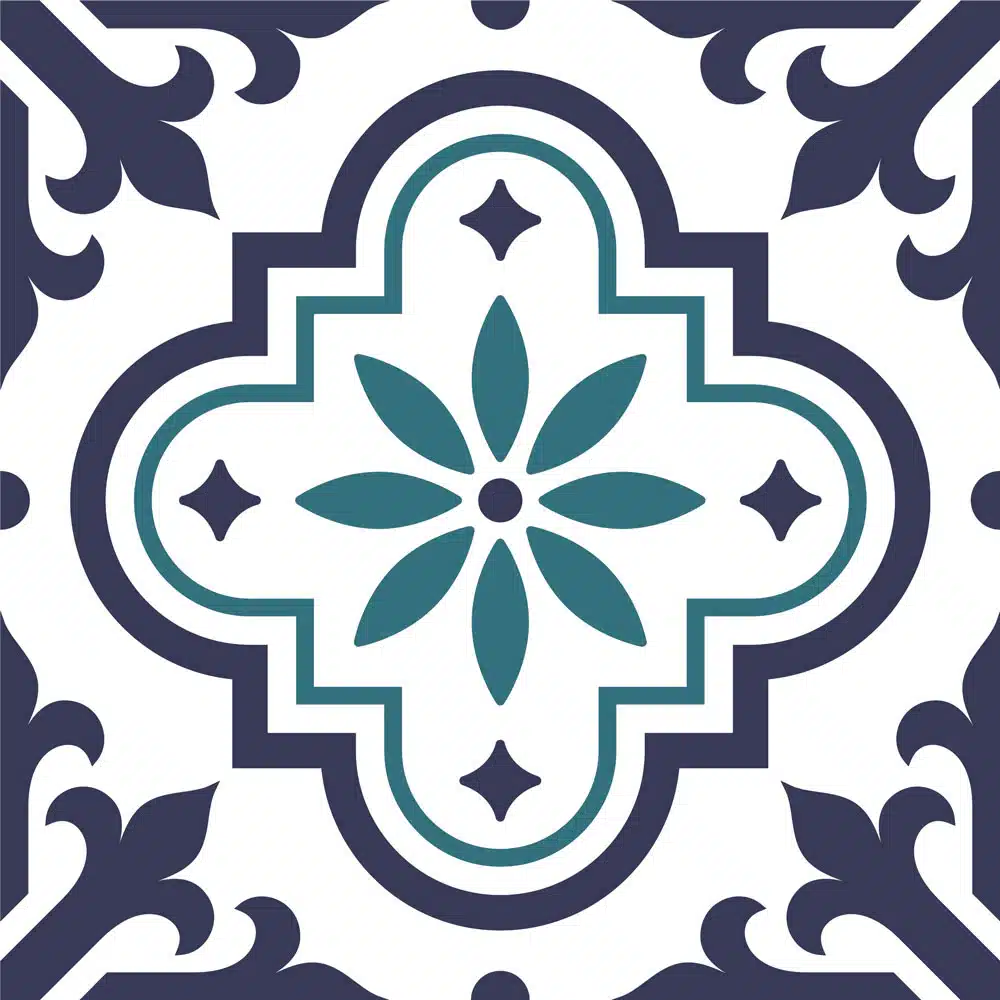 Tile Aqua Green καλύμματα για πλακάκια τοίχου