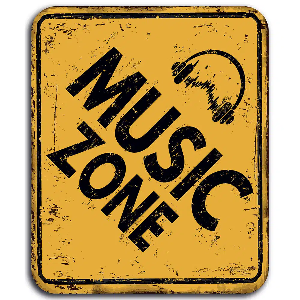 MUSIC ZONE - Forex πινακίδα διακόσμησης