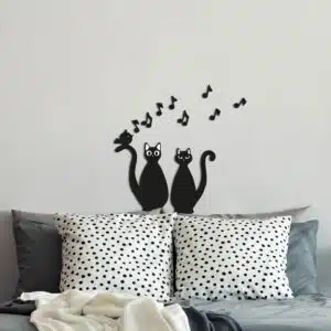 CATS SILHOUETTES - αφρώδη αυτοκόλλητα 3D
