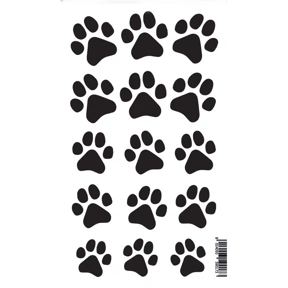 FOOTPRINTS βινυλίου αυτοκόλλητα τοίχου