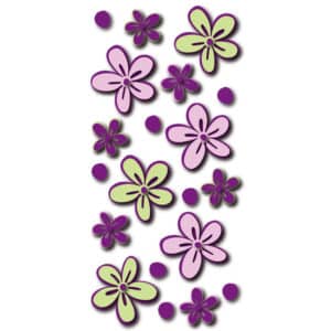 Little Flowers αφρώδη αυτοκόλλητα τοίχου S (59503)