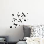 DRAGONFLIES - αφρώδη αυτοκόλλητα 3D