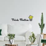 THINK POSITIVE - αφρώδη αυτοκόλλητα 3D