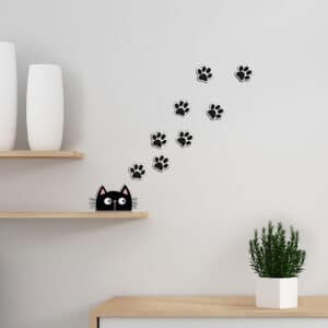 Cat & Paws αφρώδη αυτοκόλλητα τοίχου S (59516)