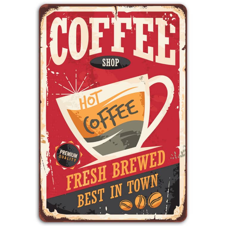 COFFEE SHOP - Forex πινακίδα διακόσμησης