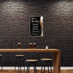 BEER - Μαυροπίνακας Plexi Fun