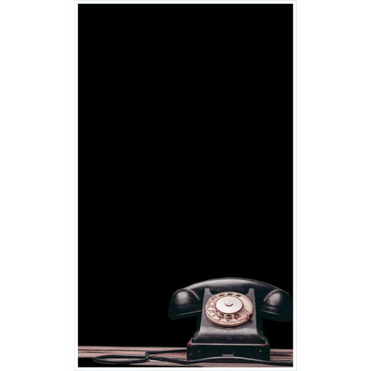 VINTAGE PHONE - Μαυροπίνακας Plexi Fun