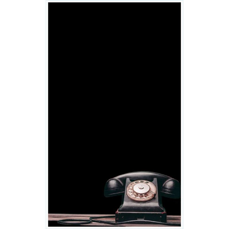 VINTAGE PHONE - Μαυροπίνακας Plexi Fun