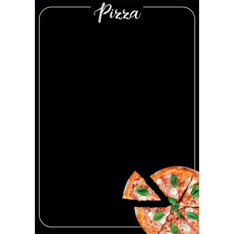 PIZZA - Μαυροπίνακας τοίχου αυτοκόλλητος