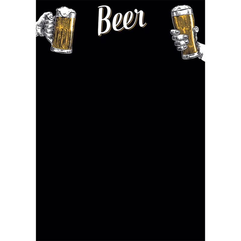 BEER - Μαυροπίνακας τοίχου αυτοκόλλητος