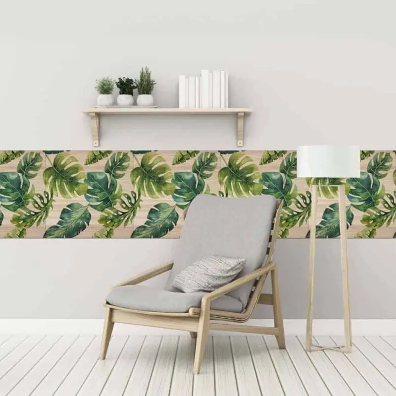 Wood Tropical μαλακά πλακάκια προστασίας τοίχων