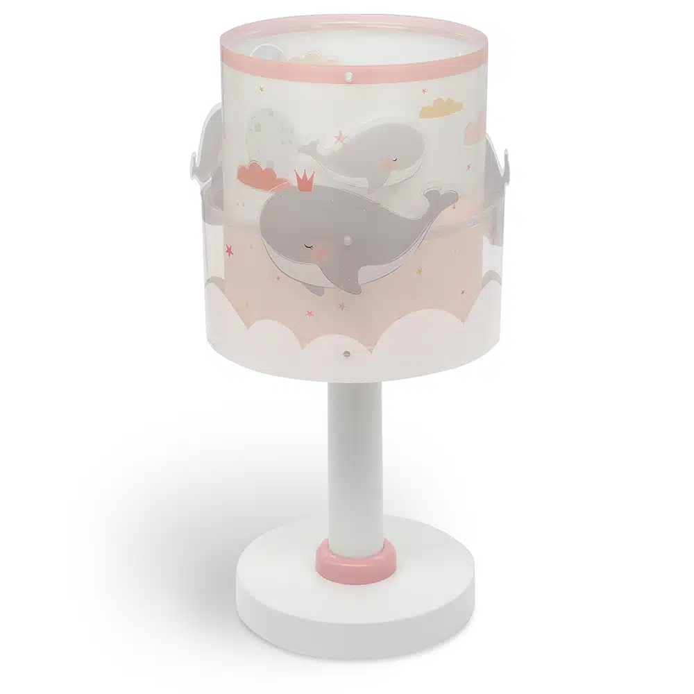 WHALE DREAMS PINK επιτραπέζιο παιδικό φωτιστικό