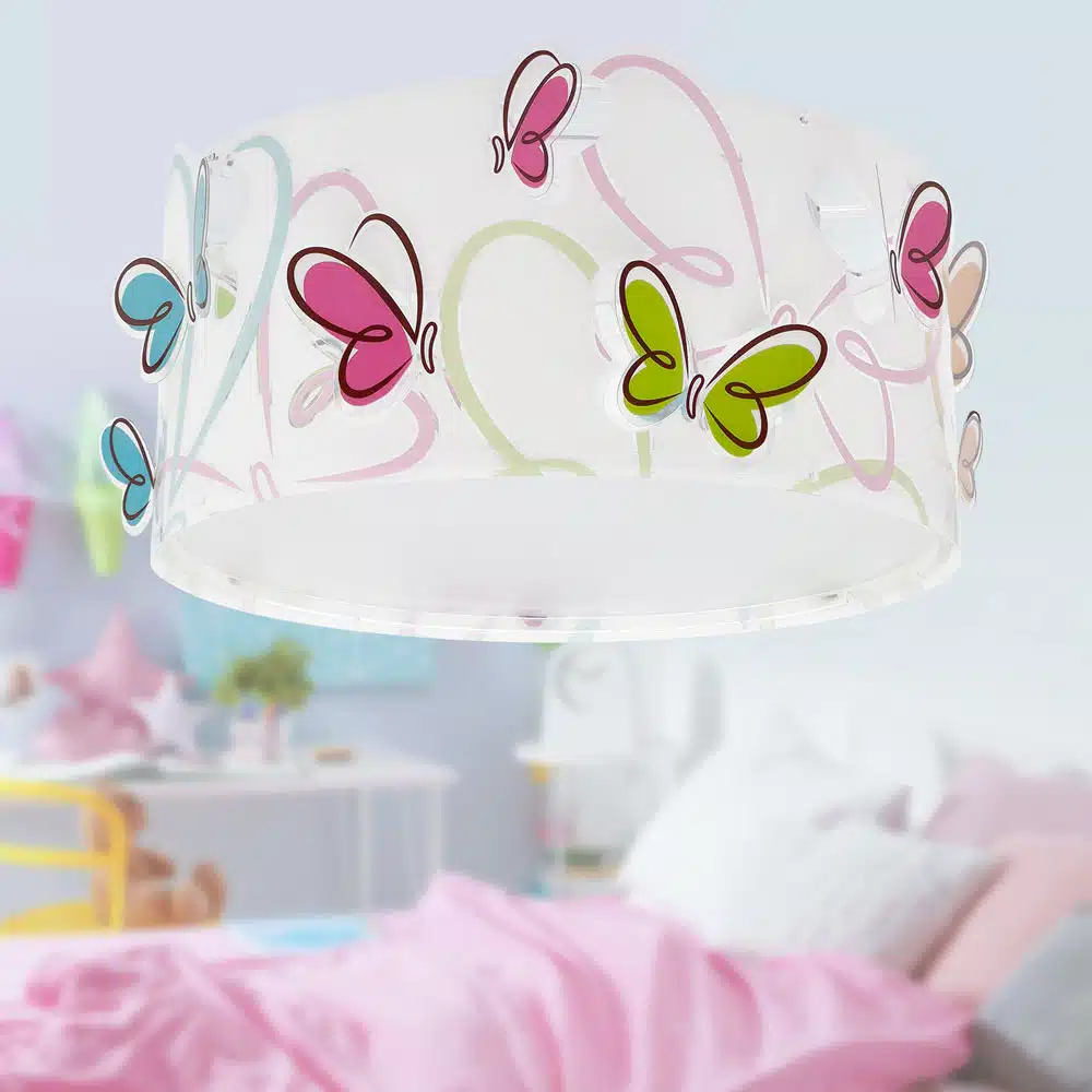 BUTTERFLY παιδικό φωτιστικό πλαφονιέρα