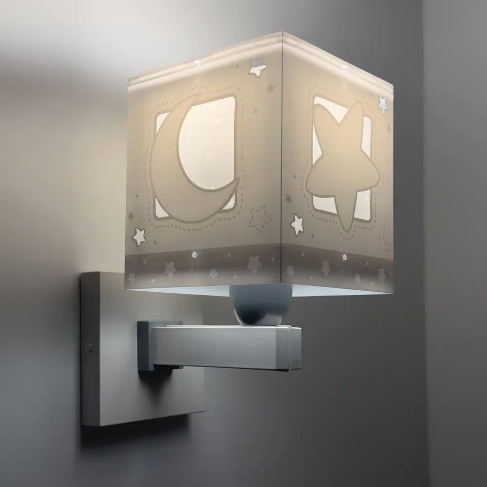 MOONLIGHT GRAY παιδικό φωτιστικό απλίκα τοίχου