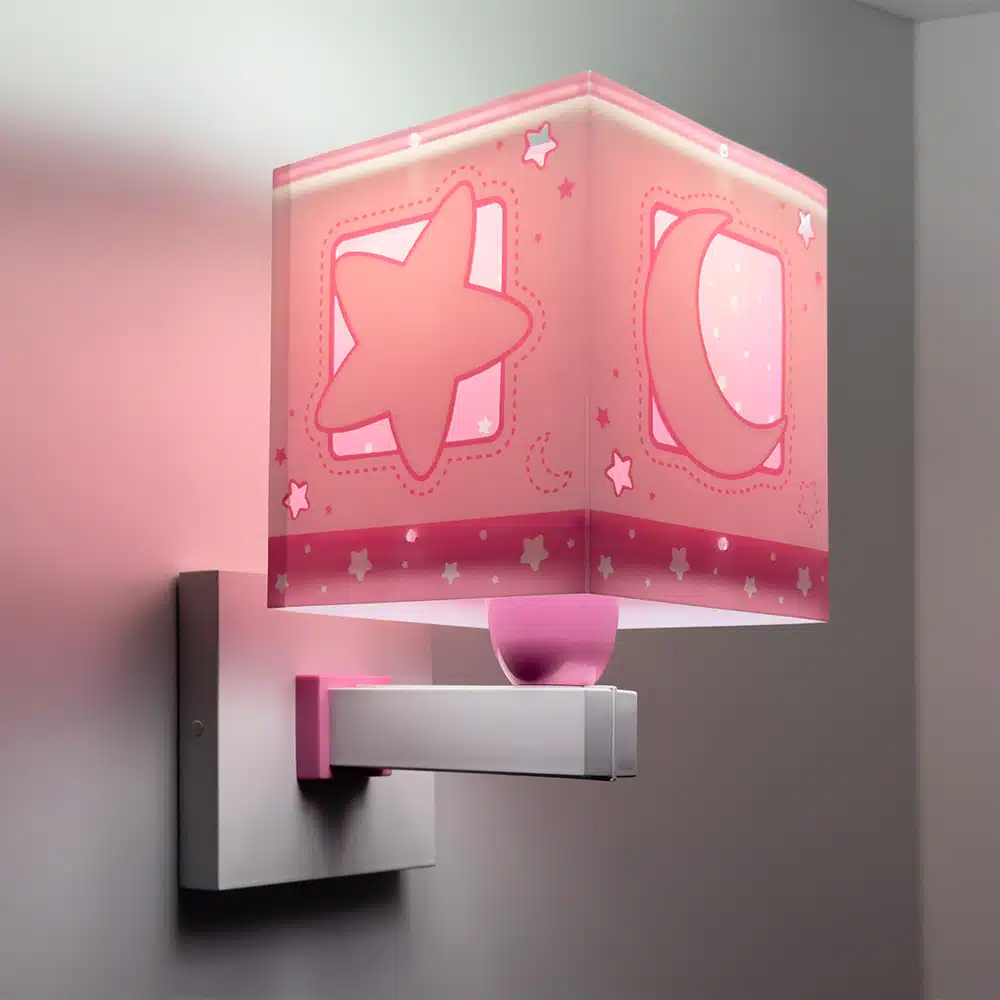 MOONLIGHT PINK απλίκα τοίχου παιδικό φωτιστικό