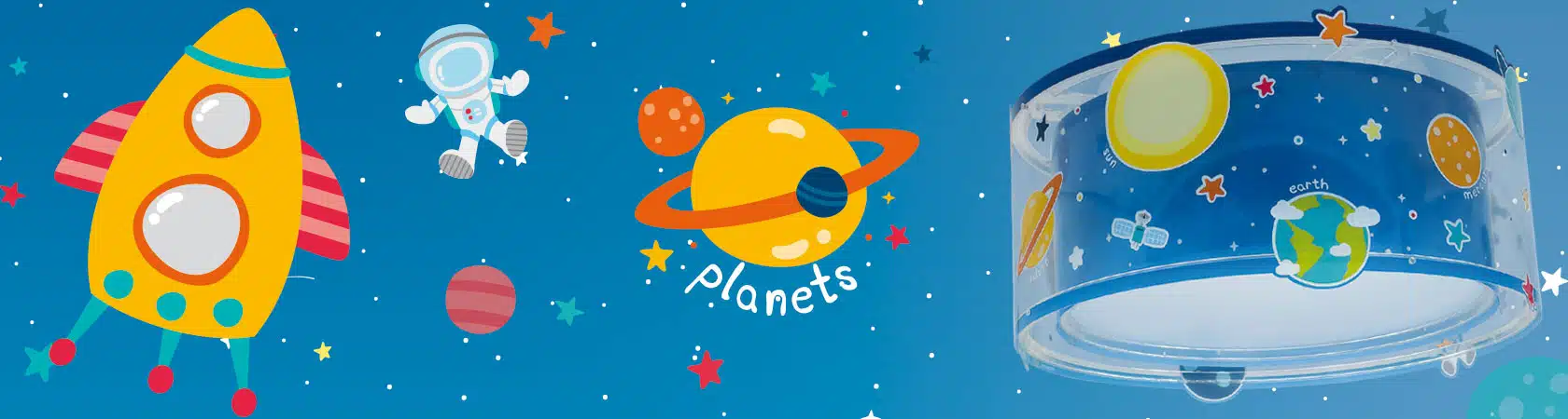 Παιδικά φωτιστικά Planets