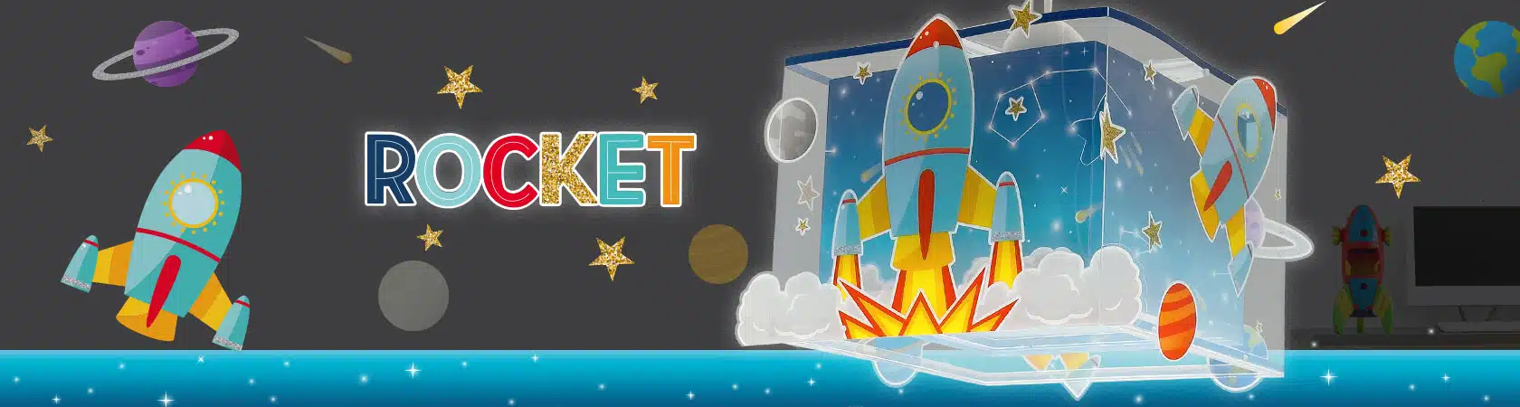 Rocket παιδικά φωτιστικά