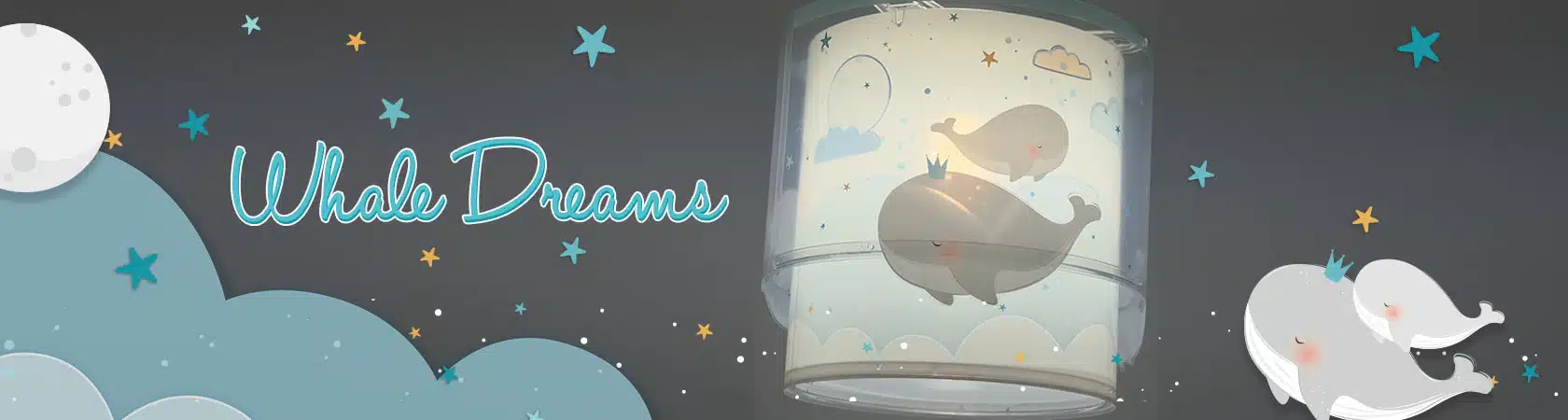 Whale Dreams παιδικά φωτιστικά