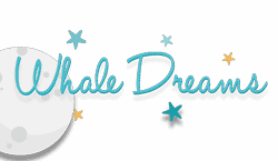 Whale Dreams Blue απλίκα τοίχου