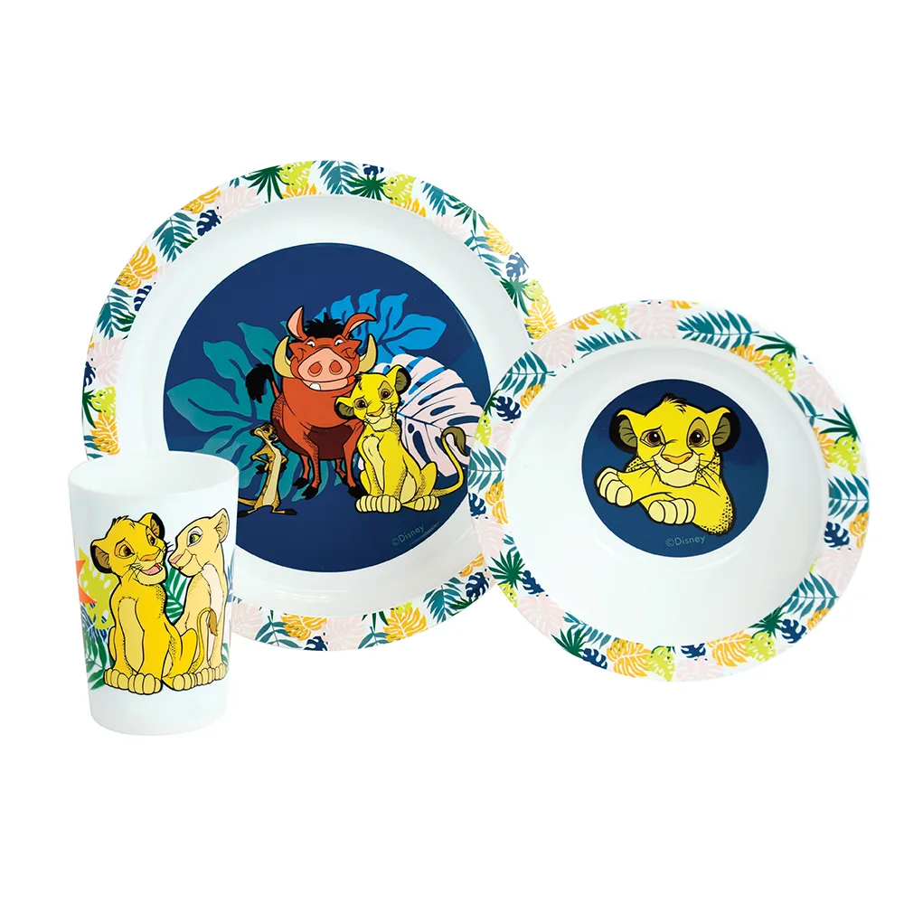006325 THE LION KING 3 PIECES LUNCH SET