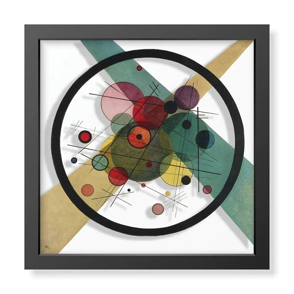 KANDINSKY CIRCLE IN A CIRCLE - Art Plexi πίνακας