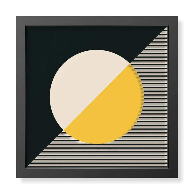 YELLOW MINIMAL - Art Plexi πίνακας
